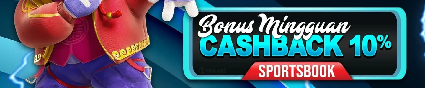 BONUS CASHBACK MINGGUAN SPORTSBOOK 10%